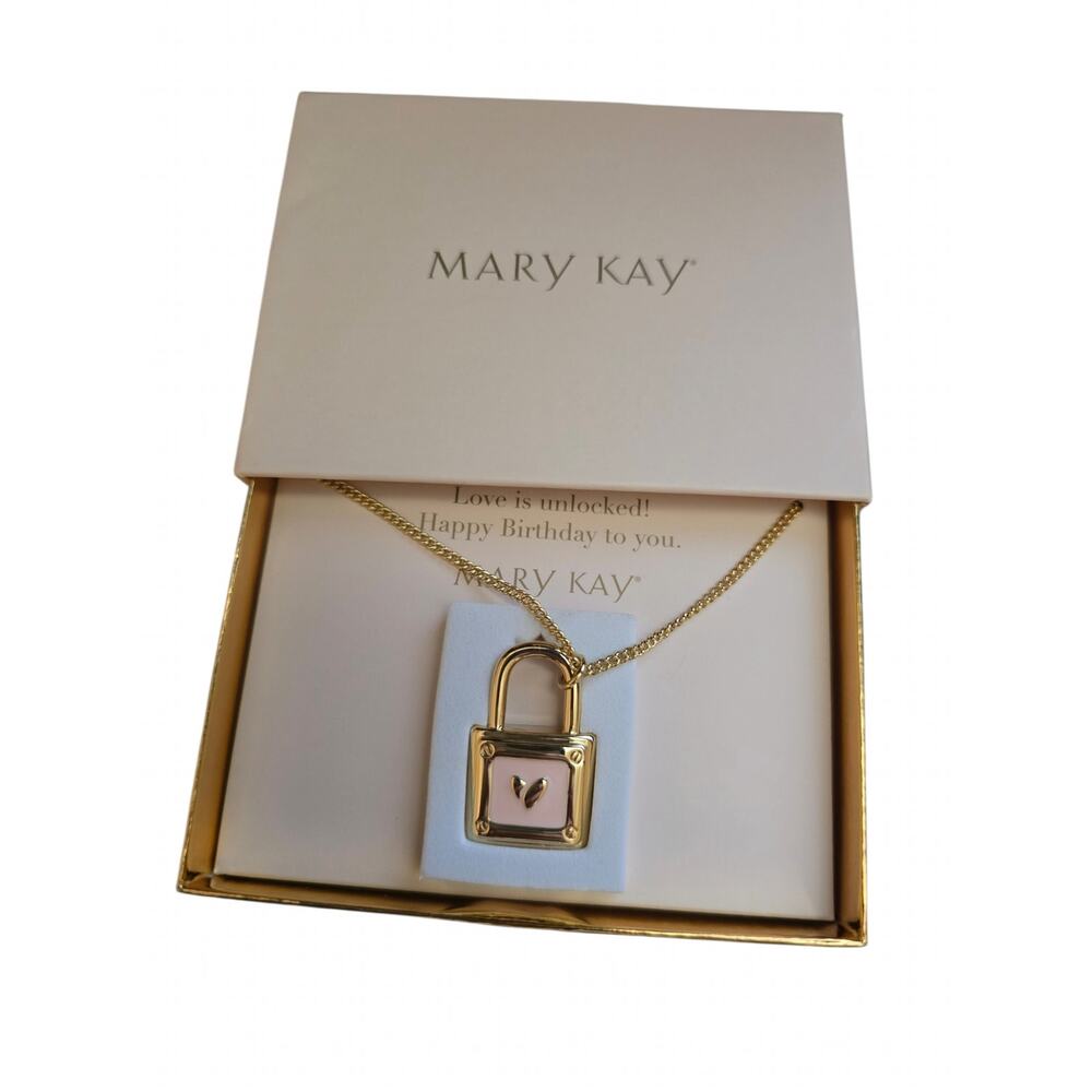 Mary Kay Locked Jewelry Necklace NIB